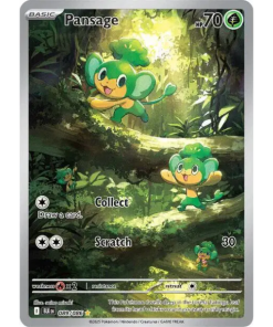 Scarlet & Violet - Black Bolt 089/086 - Pansage [Illustration Rare]