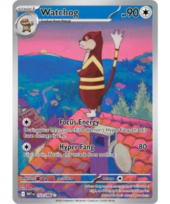 Scarlet & Violet White Flare 153/086 - Watchog [Illustration Rare]
