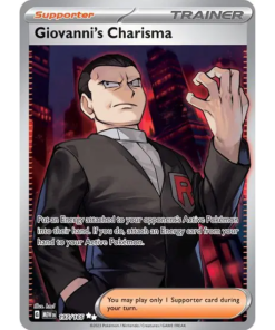 Scarlet & Violet 151 197/165- Giovanni's Charisma [Ultra Rare]