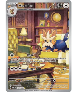 Scarlet & Violet White Flare 155/086 - Herdier [Illustration Rare]