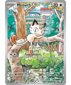 Mega Evolution - Phantasmal Flames 106/094- Meowth [Illustration Rare]