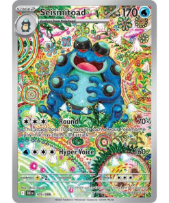 Scarlet & Violet - Black Bolt 105/086 - Seismitoad [Illustration Rare]
