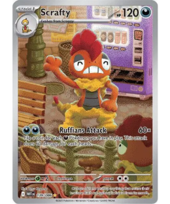 Scarlet & Violet White Flare 139/086 - Scrafty [Illustration Rare]