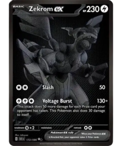 Scarlet & Violet - Black Bolt 172/086 - Zekrom ex [Black White Rare]