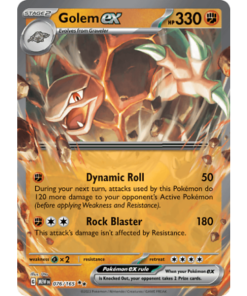 Golem Ex - Holo Double Rare 076/165 [Scarlet & Violet 151]