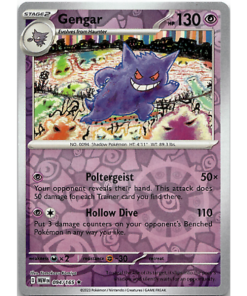 Gengar - Reverse Holo Rare 094/165 [Scarlet & Violet 151]