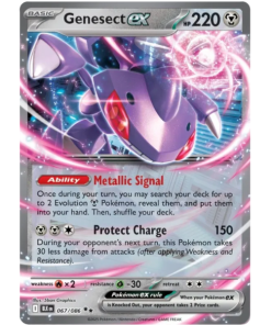 Scarlet & Violet - Black Bolt 067/086 - Genesect EX [Double Rare]