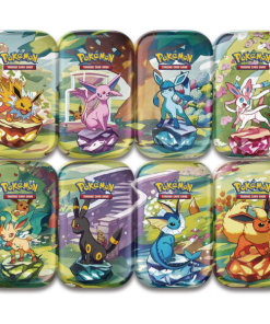 Pokemon TCG Prismatic Evolutions Mini Tin Bundle of 8