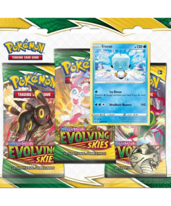 Pokemon Sword & Shield Evolving Skies 3 Pack Blister Eiscue